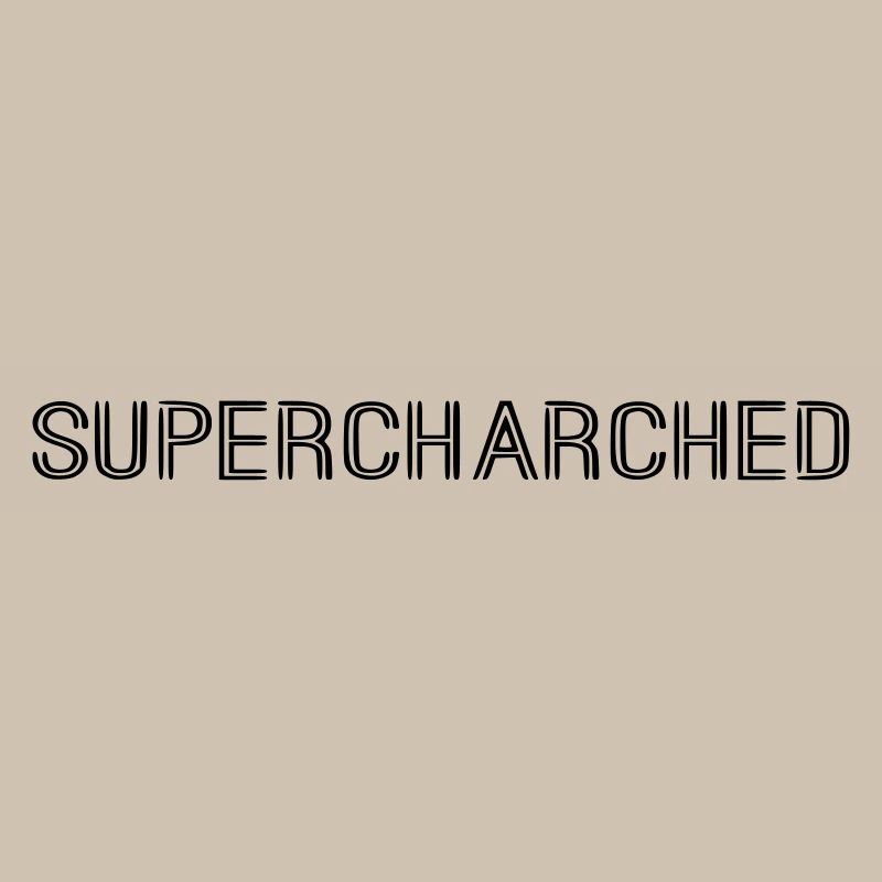Lettrage SUPERCHARCHED