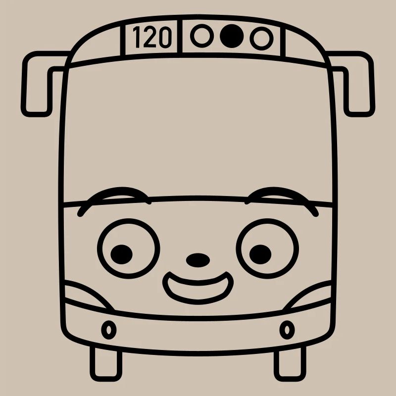 Tiny Bus – Comic Bus für Reisefans & Kinder