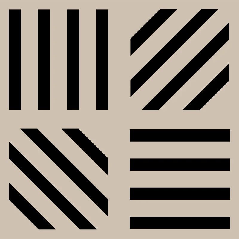 graphic stripe pattern