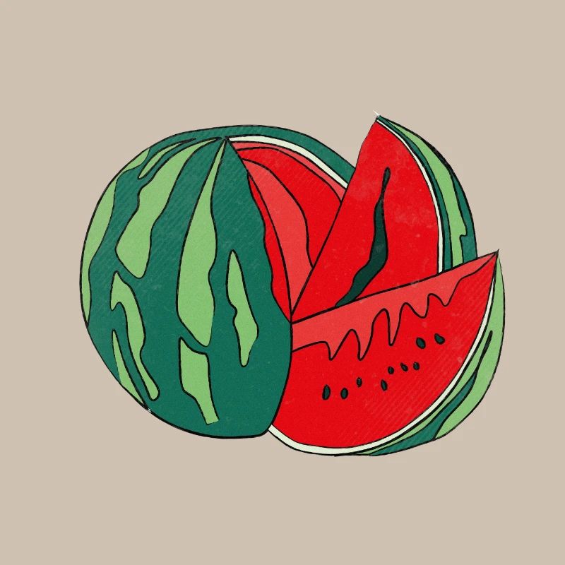 Melon Summer Fruit Delicious Fun Gift