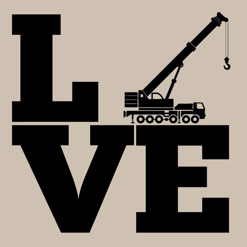 Crane Construction Crane Construction Machine Vehicle Work Gift