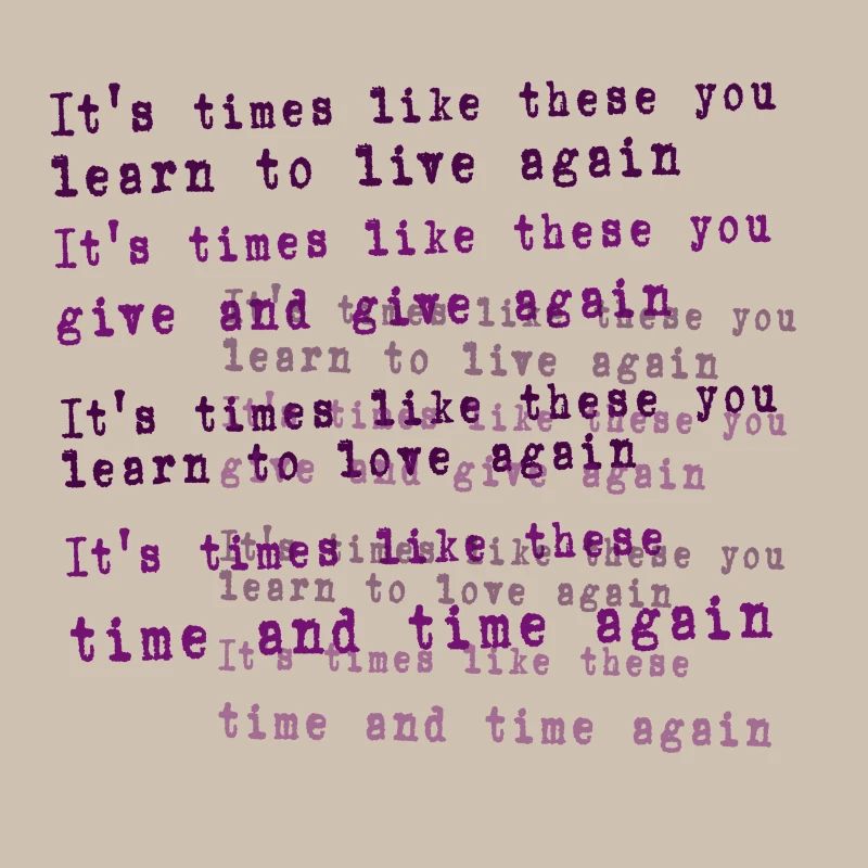 foo fighters lyric