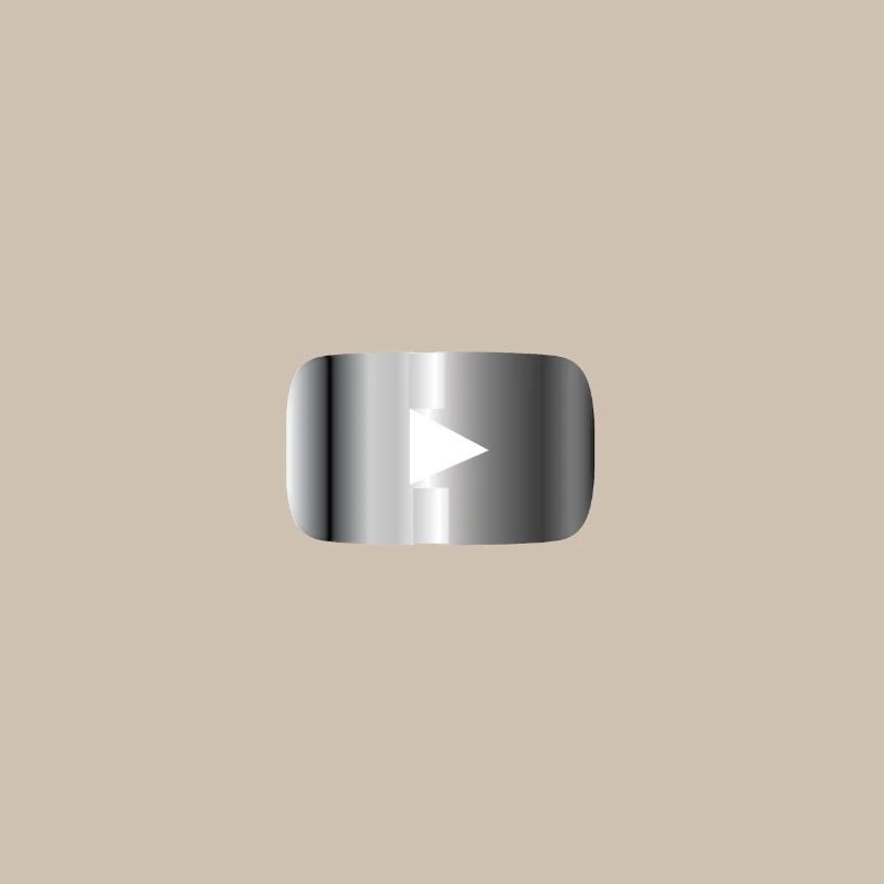 Silver Play Button