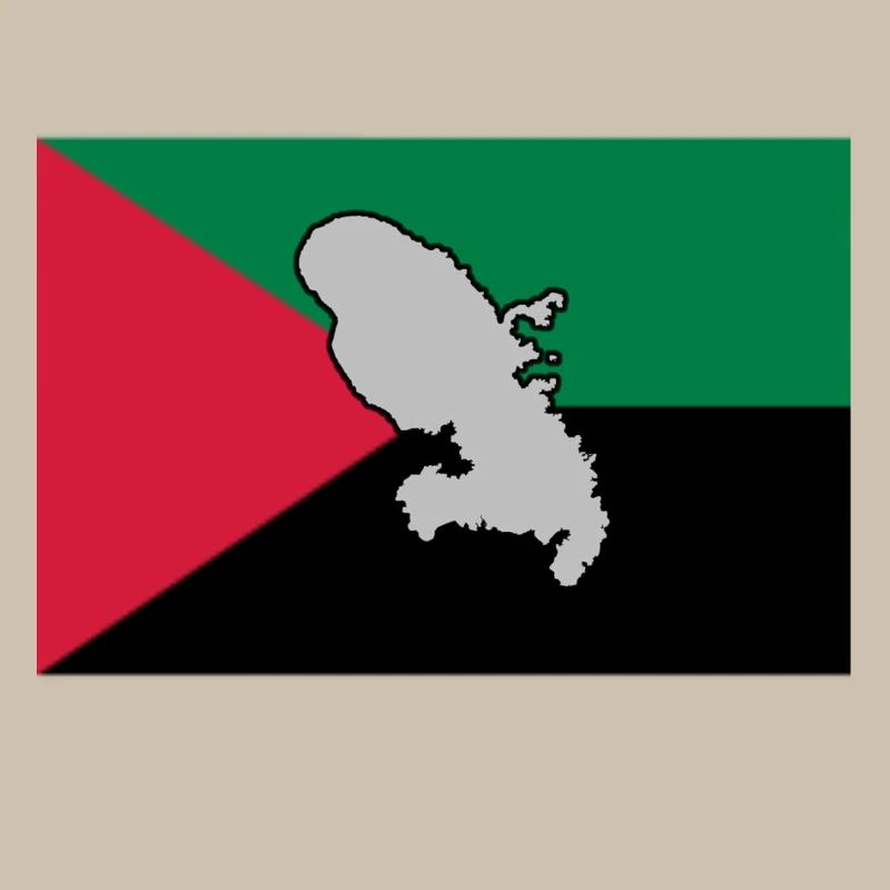 DRAPEAU MADA - CARTE 1