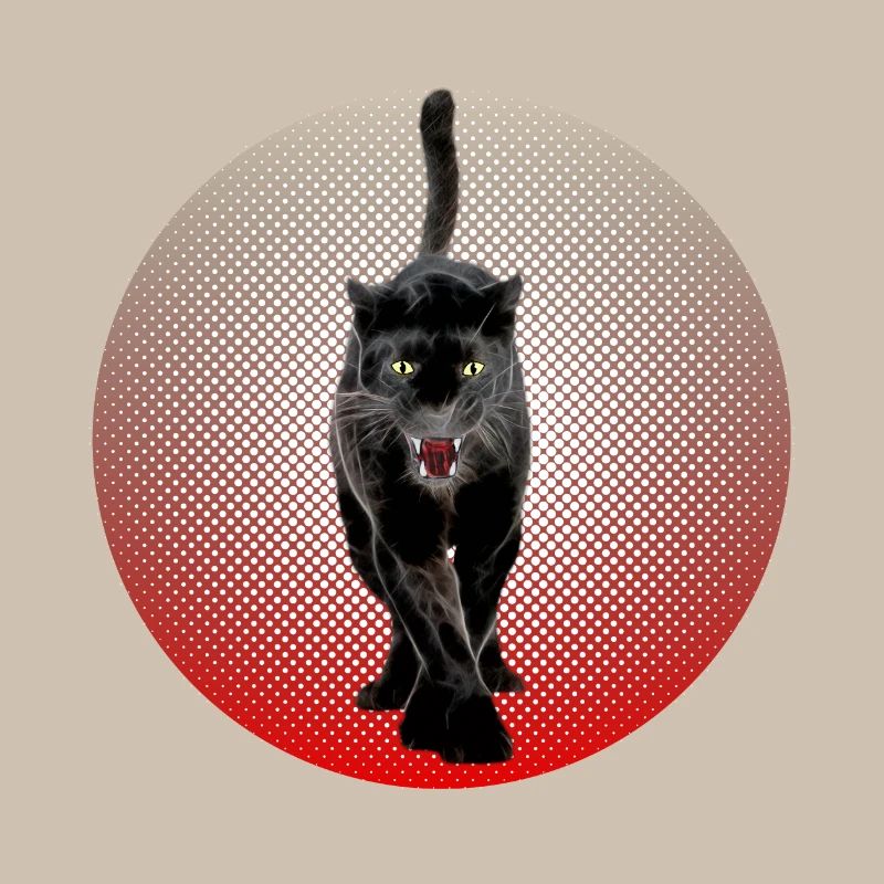 Noir Cougar schwarzer Panther CB Chat Noir