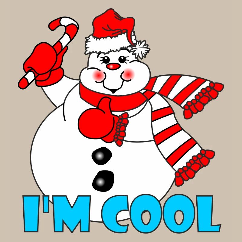 Schneemänner Ich bin cool wie Eis
