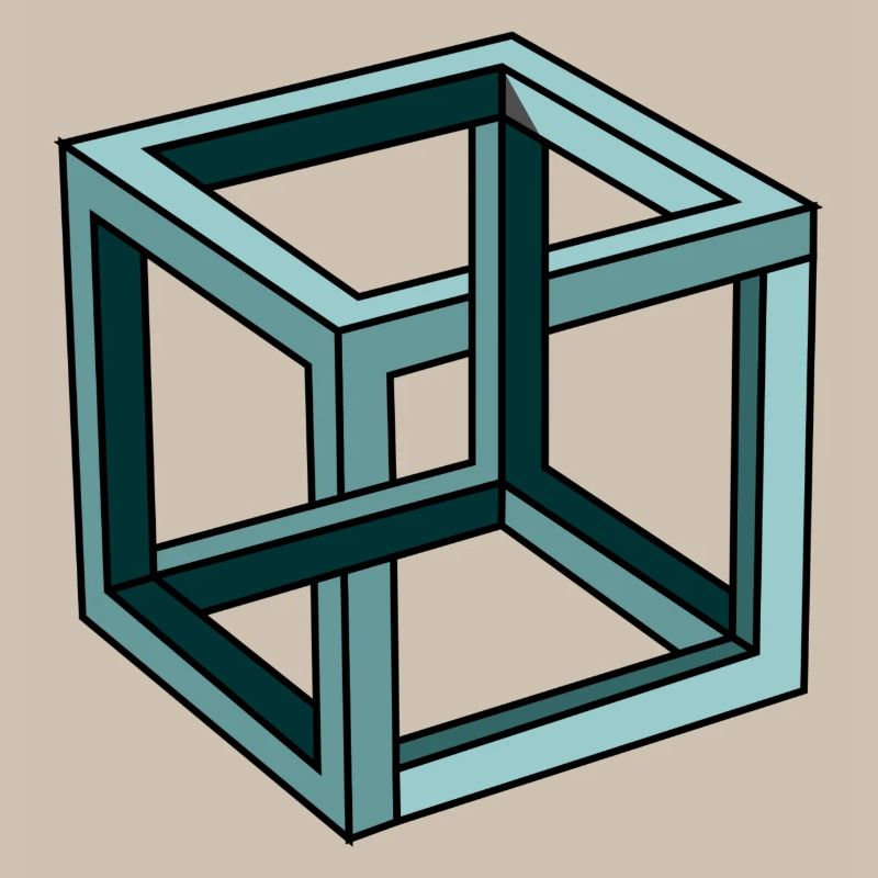 Escher Impossible Cube