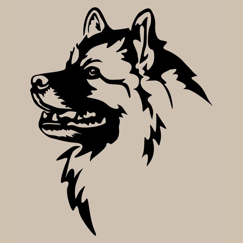 Wolfsspitz Head