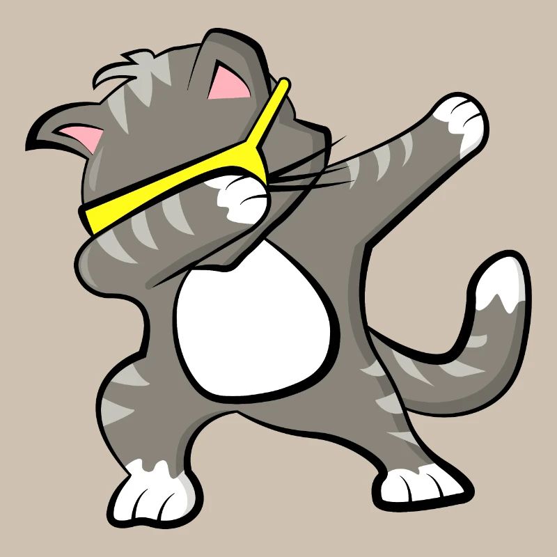 Dabbing Cat