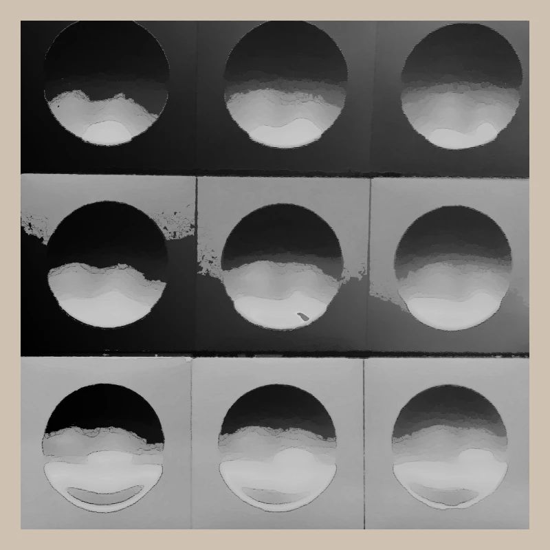 Grey spheres