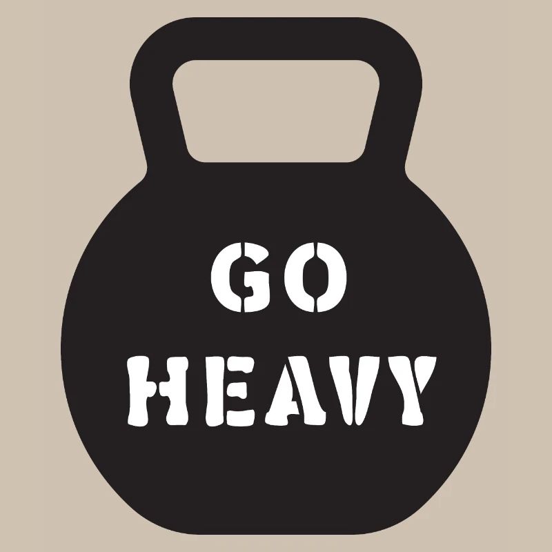 Go Heavy Kettlebell Strength Training Tee