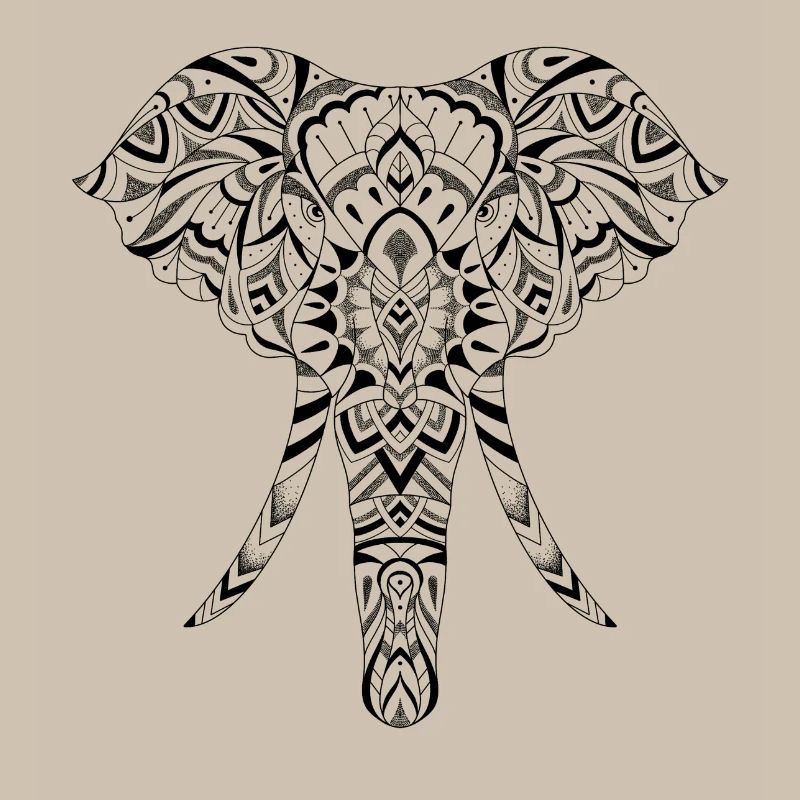 Éléphant graphique