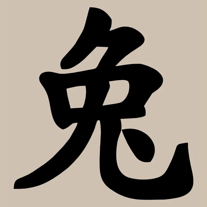 Chinese notebook rabbit shadow image