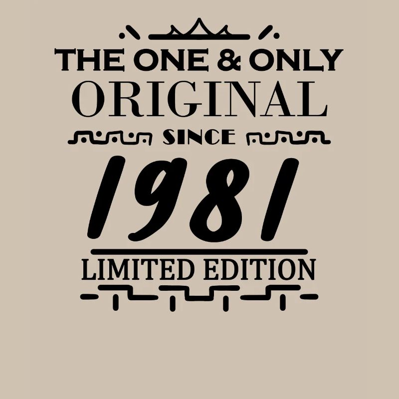 1981 - Année de construction 1981 - Naissance 1981