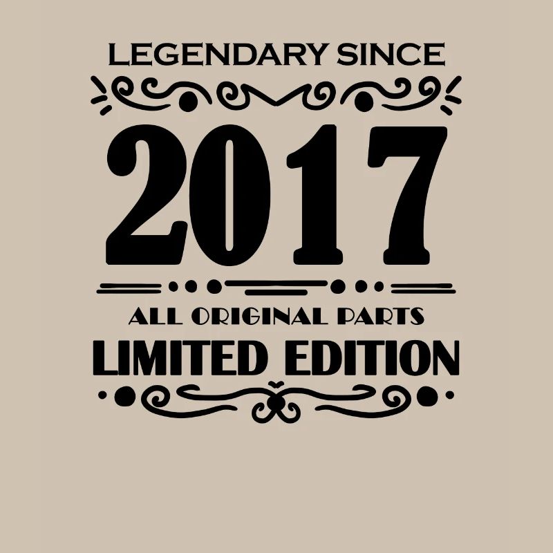 2017 - Année de construction 2017 - Millésime 2017