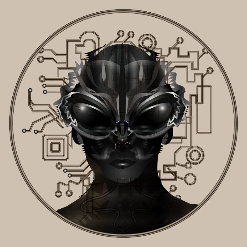 Portrait impressionnant d’un extraterrestre