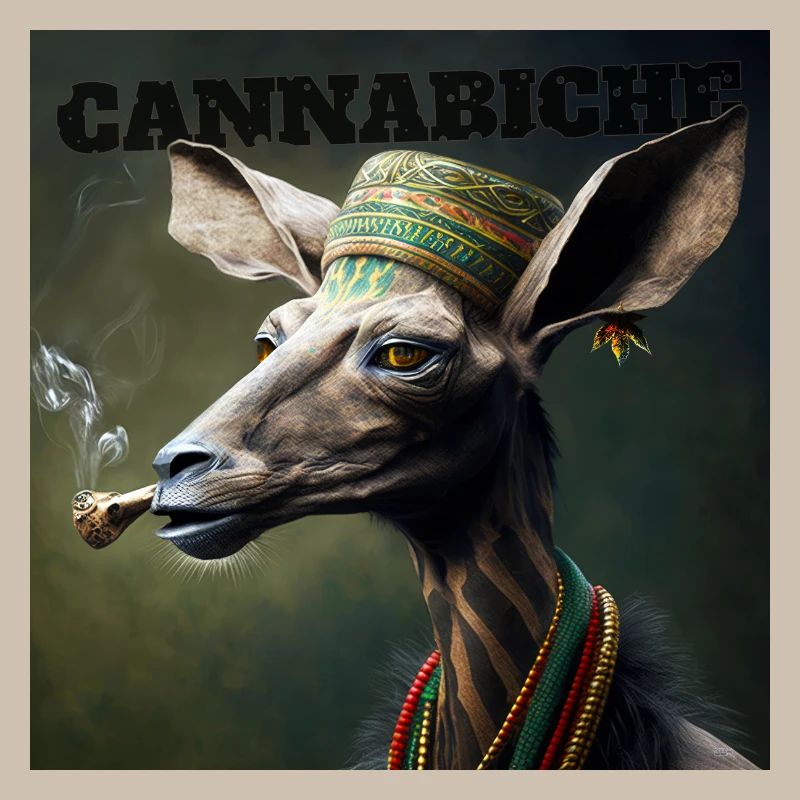 Cannabiche 04 mit Typografie