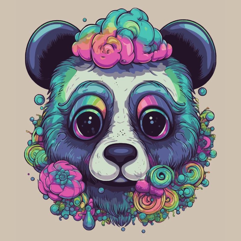 Panda psychédélique