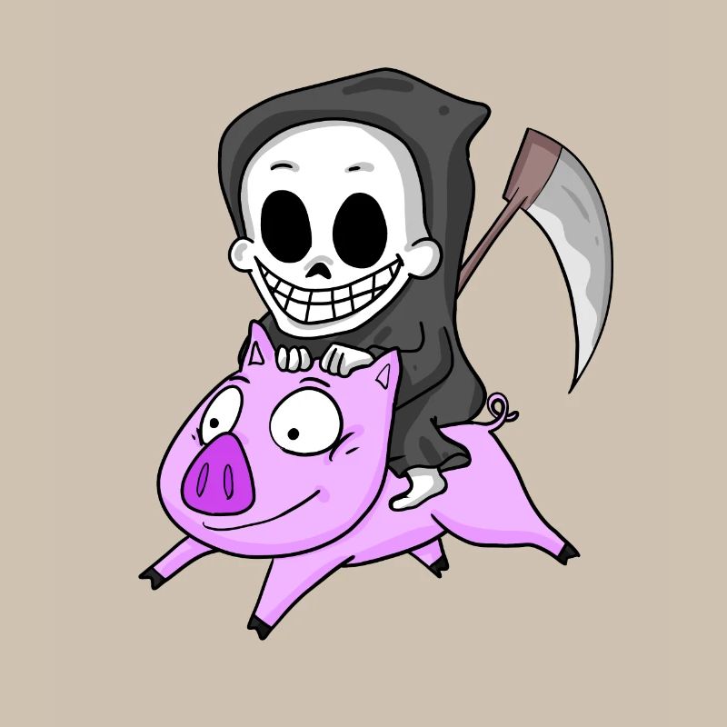 Grim Reaper Pig