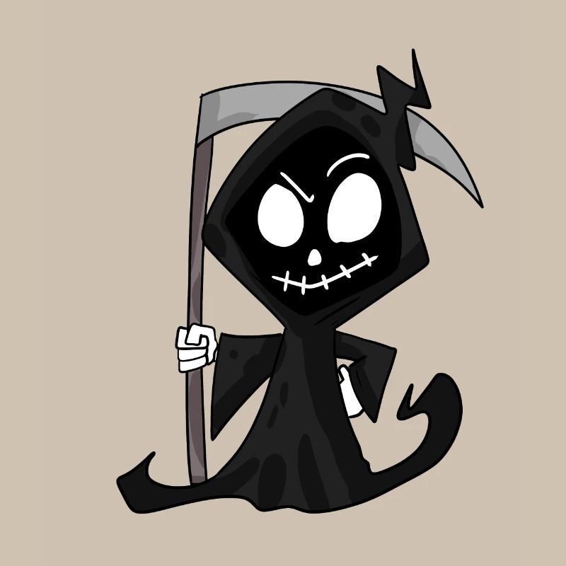 Sensenmann mit Sense - Halloween