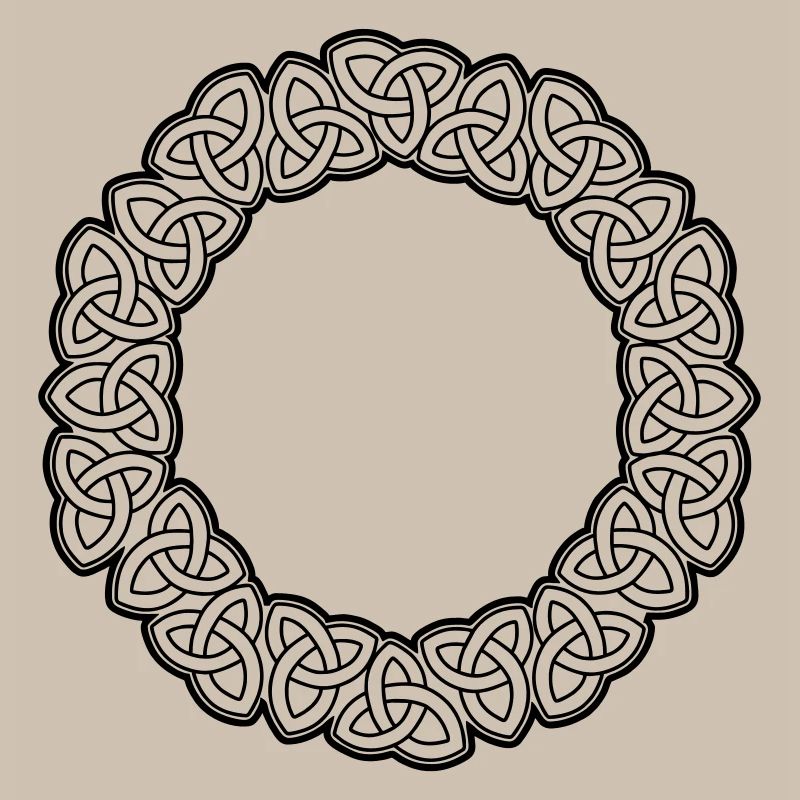 Triquetra Dekorativer Wikingerkreis