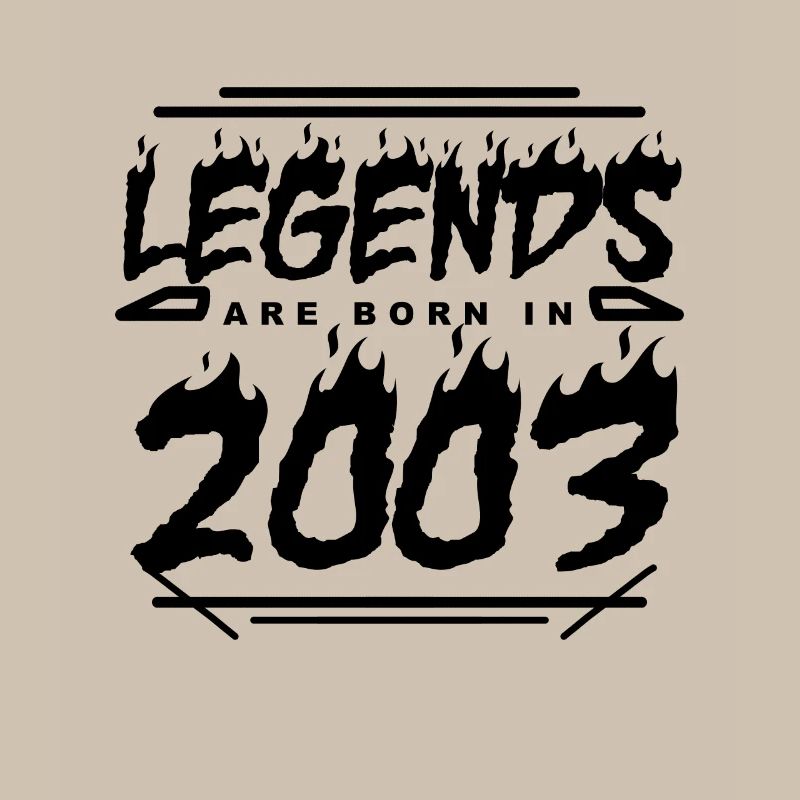 Légende 2003 - Année 2003 - Année de construction 2003