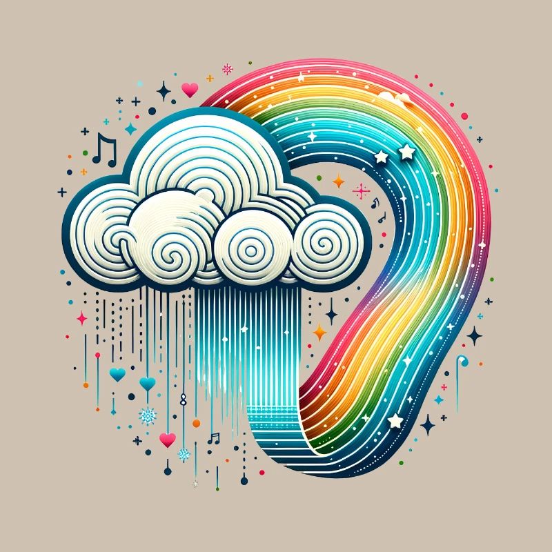 Regenbogen Wolke