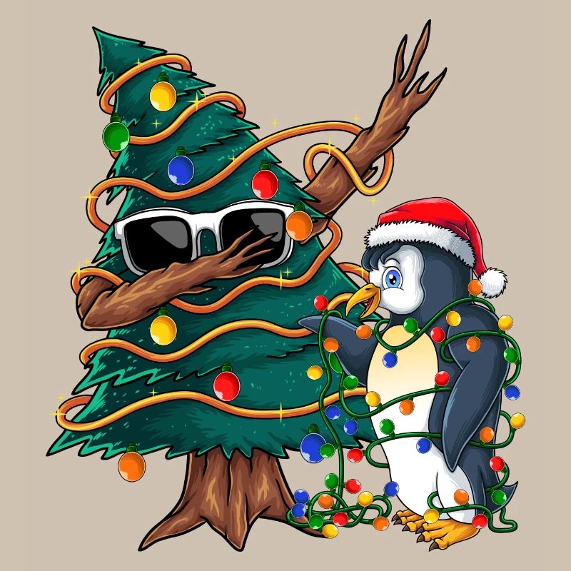 Dapping Tannenbaum -Dapping Weihnachtspullover