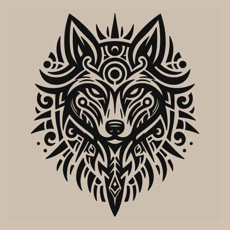 Tatouage de loup