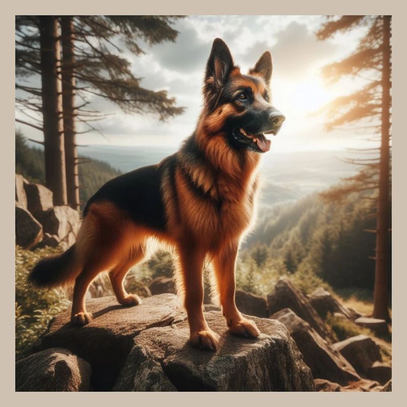 German Shepherd Art