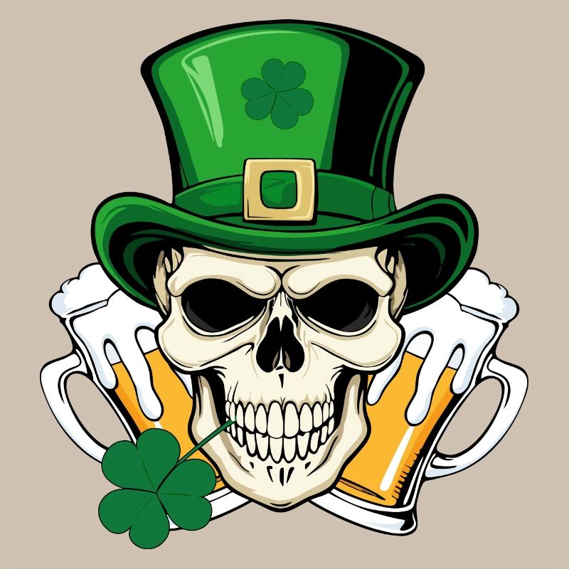 skull san patrick day
