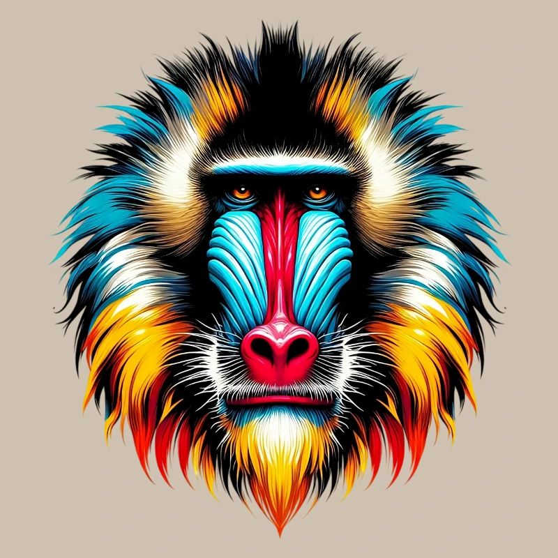 Mandrill-Affe