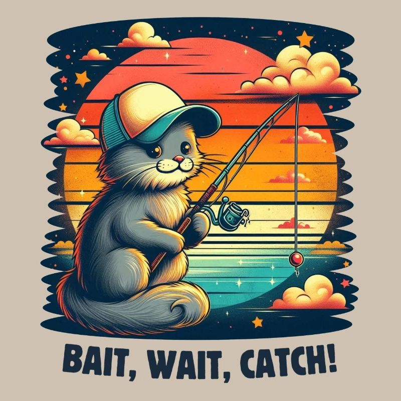 Fishing. Bait, wait, catch!