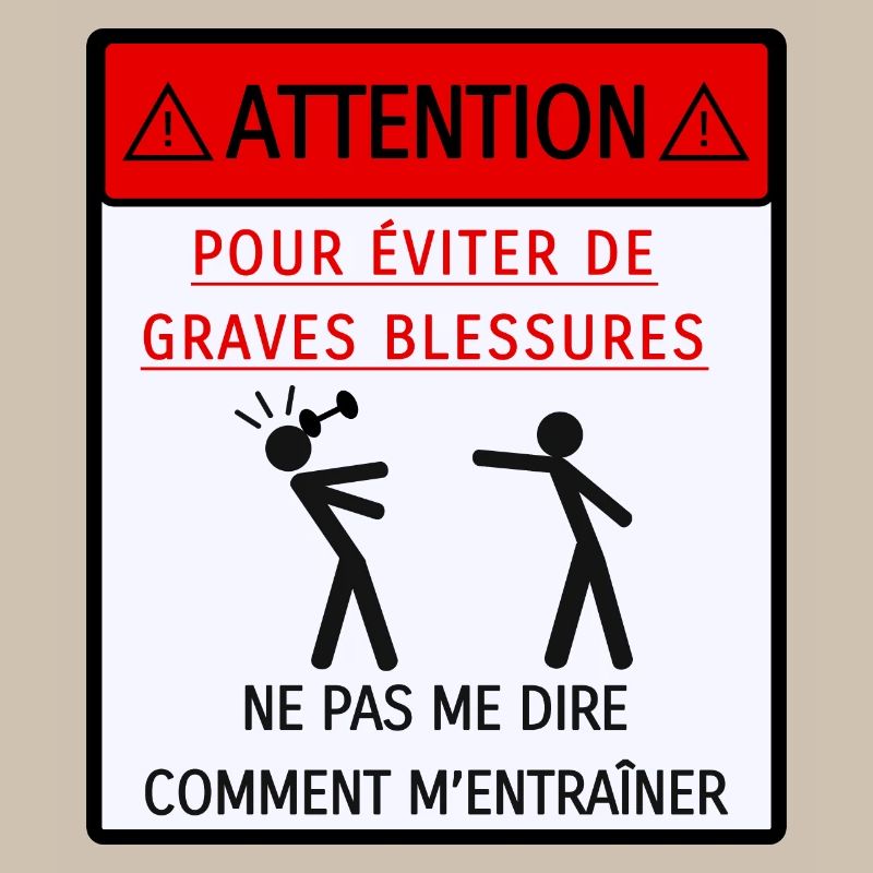 Ne pas me dire comment m'entraîner