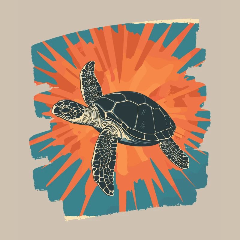 Sea Turtle Retro