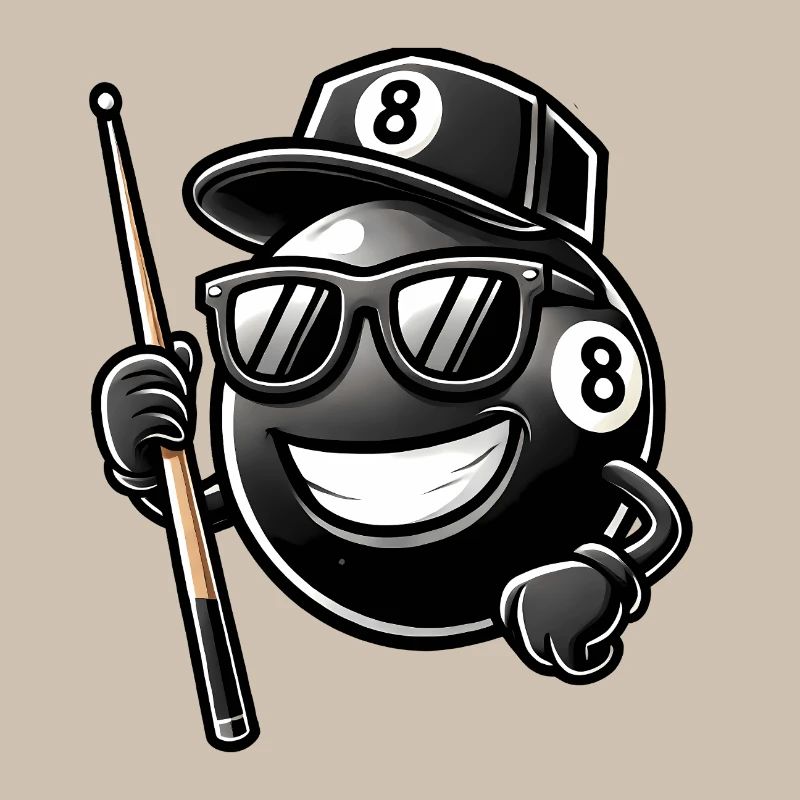 Cooles Billard 8-Ball Design