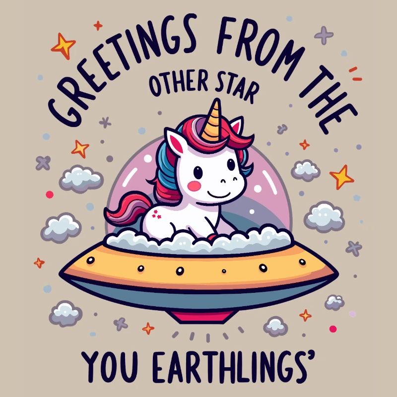 Licorne vue de l’espace