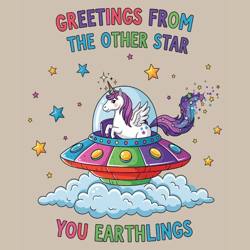 Licorne vue de l’espace