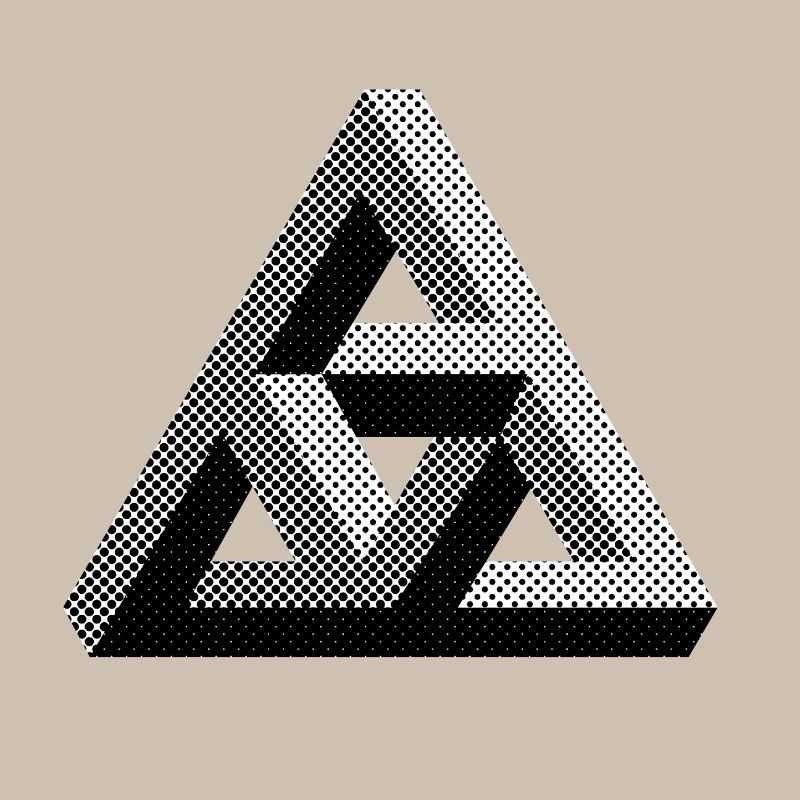Illusions d’optique Design Triangle