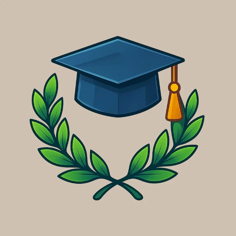 Academic Degree Wreath Design