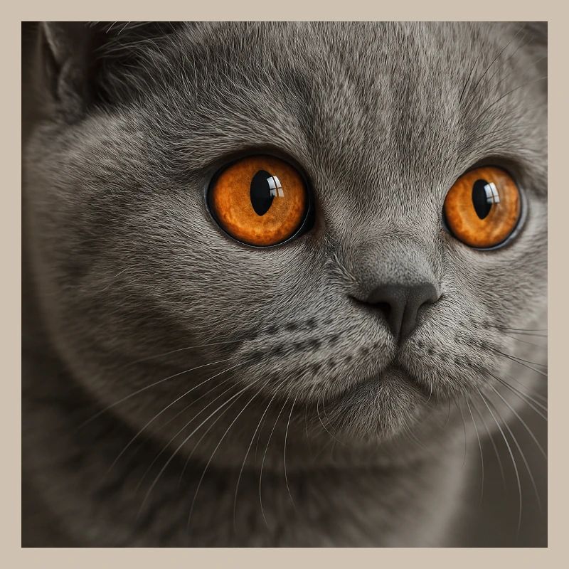 Conception détaillée de l’œil de chat