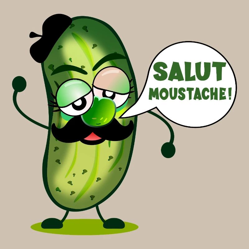 HALLO SCHNURRBART GURKEN