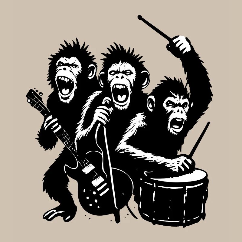 Expressive Monkey Rock Band | The Monkey Dance