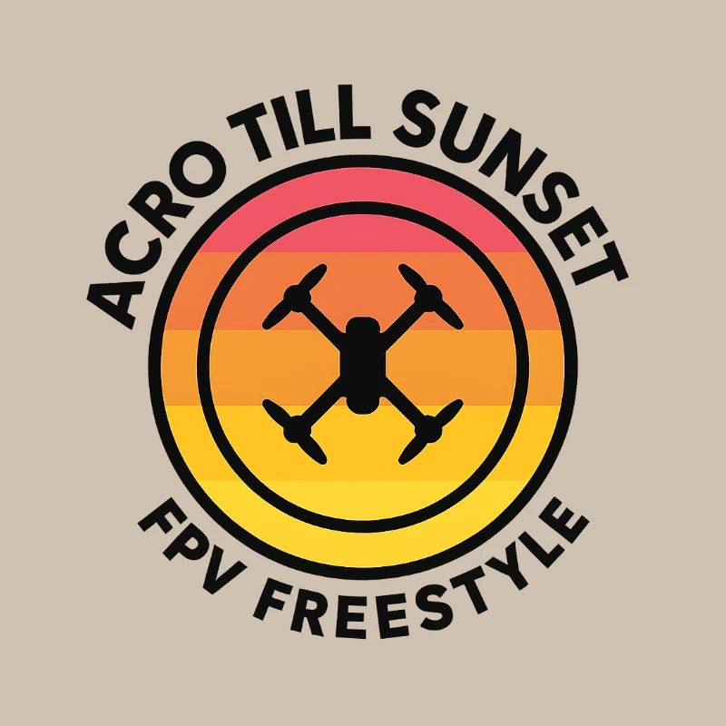Akro jusqu’au coucher du soleil Conception FPV