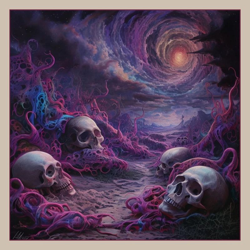 Cosmic Skull Realm Artwork
