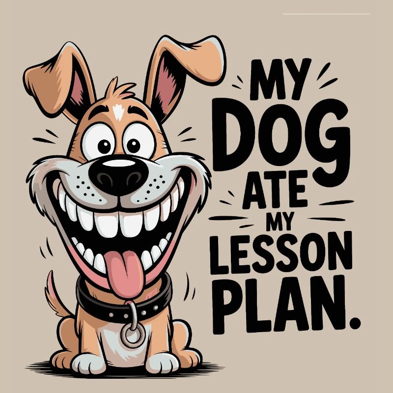 Mon chien a mangé mon professeur de plan de cours