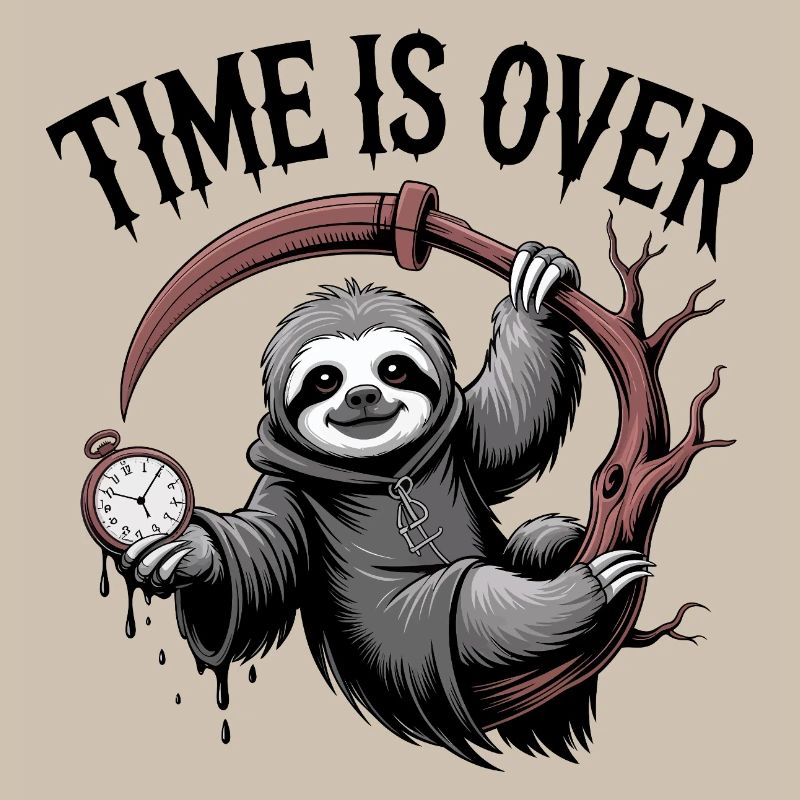 Sloth Grim Reaper Time