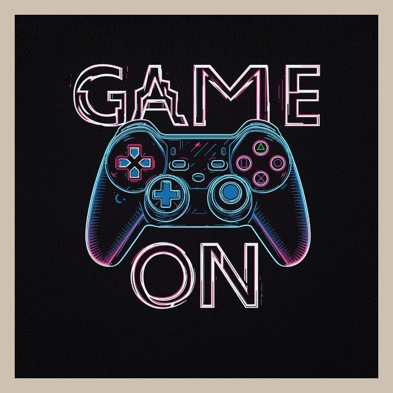 Conception de manette de jeu néon