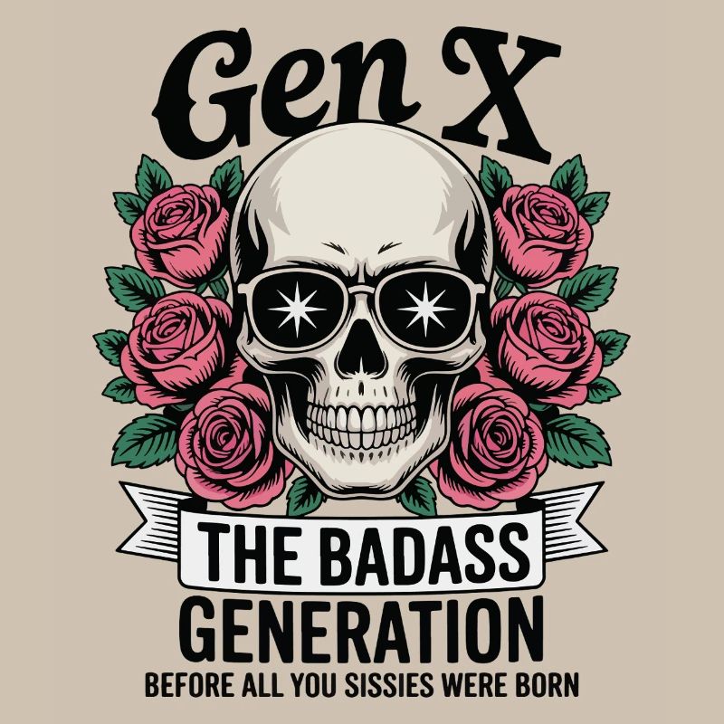 Gen X Génération badass avant la naissance S’amuser