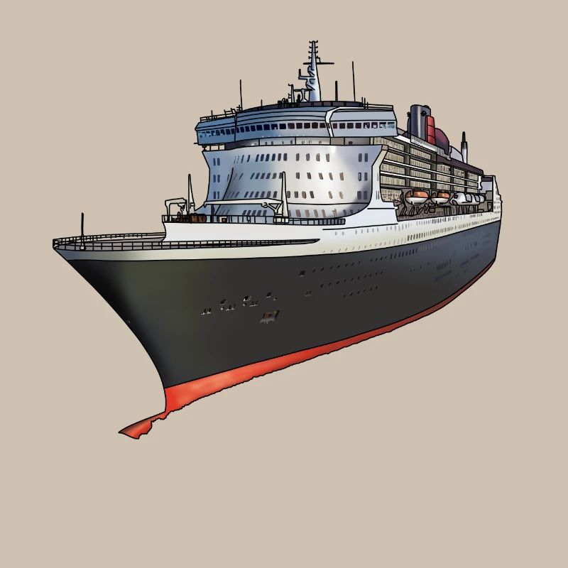 Conception classique d'un navire de croisière